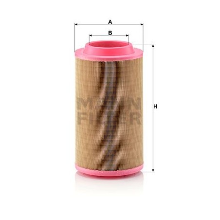 Filtre C23610 MANN FILTER - Filtre à air extérieur - Filtration tracteur, TP et poids lourds - Filtres-moteurs.com