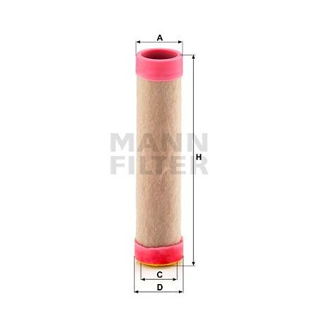 Filtre CF100 MANN FILTER - Filtre à air intérieur - Filtration tracteur, TP et poids lourds - Filtres-moteurs.com