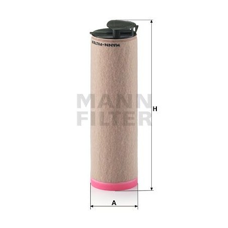 Filtre CF610 MANN FILTER - Filtre à air intérieur - Filtration tracteur, TP et poids lourds - Filtres-moteurs.com