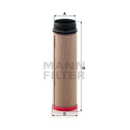 Filtre air intérieur MANN CF1280 - H743200090110 - 11067563